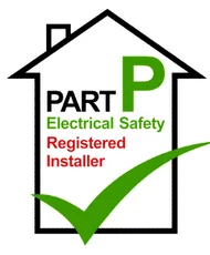 "Part P Electrical Safety Registered installer" Part P Logo, Linn electrical Contractors Ltd, Trowbridge, Wiltshire